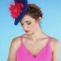 Blue and Pink Hat