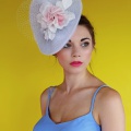 Small Wedding and Races Hat - Pastel