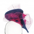 Wedding Hat in a Bold Colour way