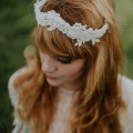 kenynen lace tiara crown boho wedding headdress