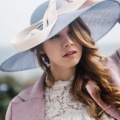 'francie' blue wide brim hat Holly Young