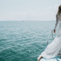 beautiful mermaid bride style Inspo