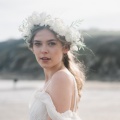 ivory leaf wild flower crown Holly Young millinery
