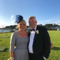 bespoke navy mother of the bride pill box hat Cornwall