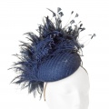 navy cocktail perch hat Holly Young