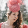 occasion hat shown in coral