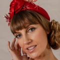 red knotted occasion headband