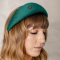 green halo crown hat