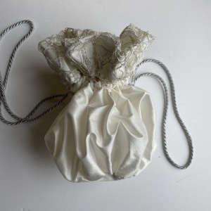 silk pouch for bride