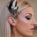 gold-&-blaco-feather-hair-clip-Holly-Young