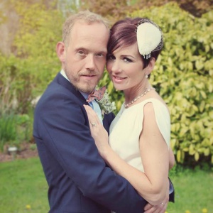 1930s inspired bridal headpiece