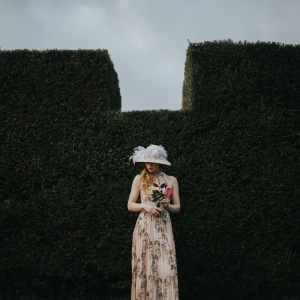 Cloud 1950s inspired wide brimmed hat