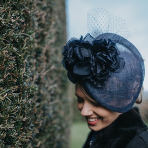 'Armscote' Navy occasion wear hat