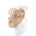 neutral occasion hat with bow detail