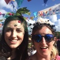 FestiVeil pompom headdresses