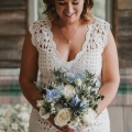 crochet lace dress & flower crown