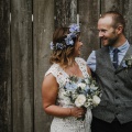 beautiful Cornish bride and groom