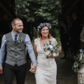 country style wedding couple Cornwall