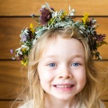 gorgeous flower girl