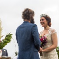 bride and groom meet for the first time