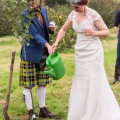 Tree planing at their wedding