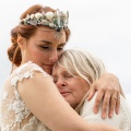 mother and beautiful bride