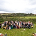 Rustic wedding in the Cornish countryside