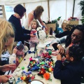 flower crown pom pom making workshop