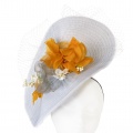 mustard yellow races hat