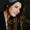 loretta bluebell cocktail hat