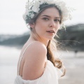 'Rosenwyn' ivory flower crown Holly Young