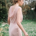 'burgh' nude pink fascinator