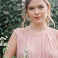 'Loretta' nude pink fascinator Holly Young