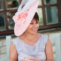 large wedding hat