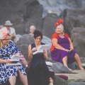 hats on the beach