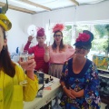 the Royal Wedding Party at Holly Young Millinery
