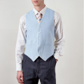 mens blue waistcoat