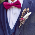 mens pink bow tie