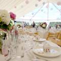 Marquee wedding Pengenna Manor Cornwall