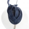 navy fascinator burgh