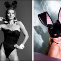 Kate moss play boy bunny for 60th anniversary