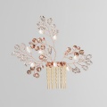 rose gold bridal hair comb