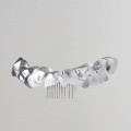 silver leather wedding hair accessory Holly Young
