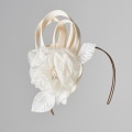 ivory flower fascinator Holly Young