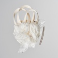 ivory wedding fascinator Holly Young