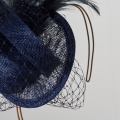 navy wedding fascinator