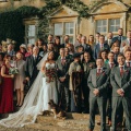 red themed country wedding Bath UK