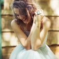 plain bird cage veil