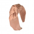 dusky peach turband headband