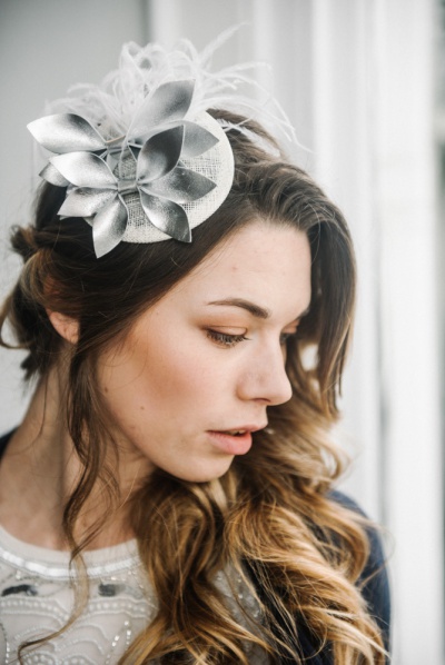 Small Wedding Guest Fascinator in Floss Pink | Jacqui Vale Designs